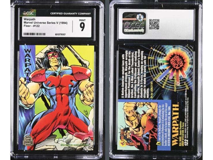 This curated set of four cards is a magnificent visual feast, paying homage to the gritty hero aesthetics of the 1994 Marvel 